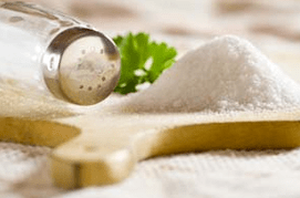 A reduction in the amount of salt consumption