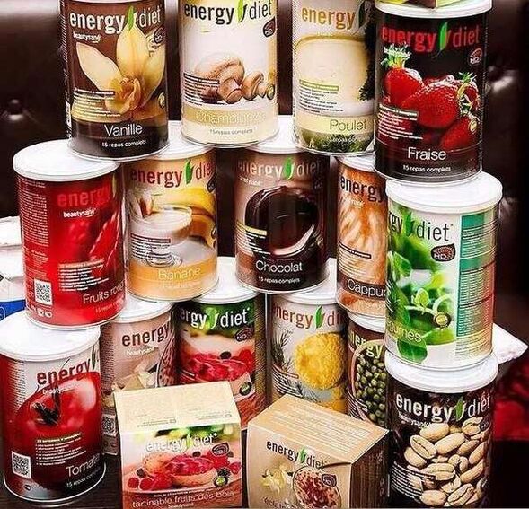 Energy diet products