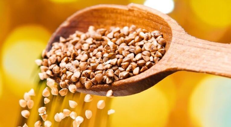 lightly baked buckwheat