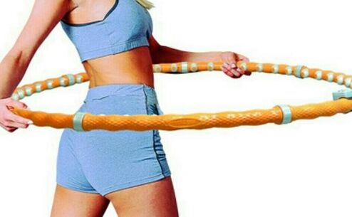 Exercise with a loop to lose weight on the stomach and sides